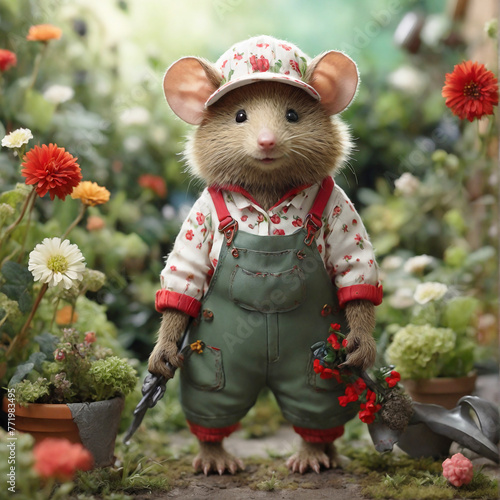 The mouse is a gardener