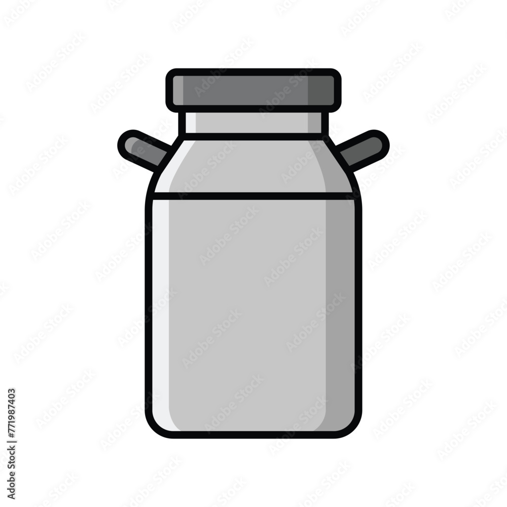 milk can icon vector design template simple and clean milk can icon vector design template simple and clean