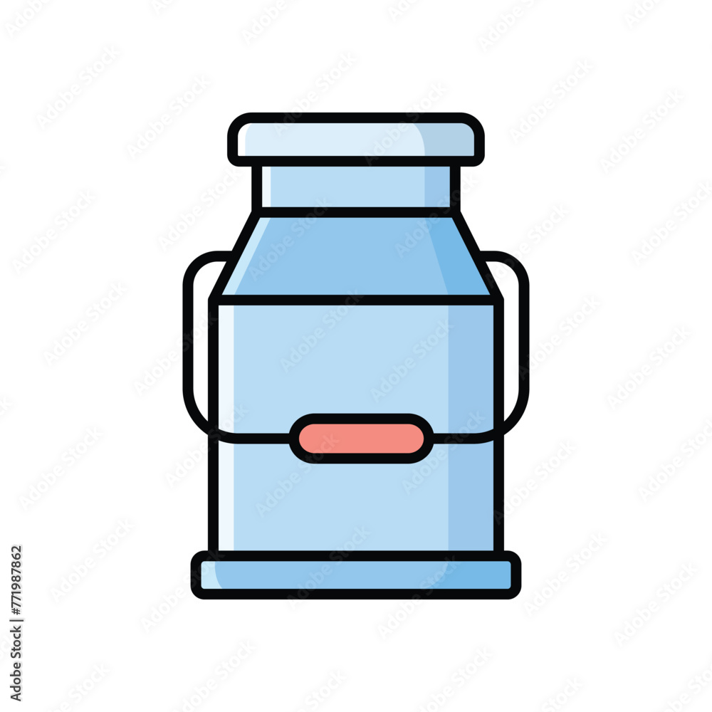 milk can icon vector design template simple and clean milk can icon vector design template simple and clean