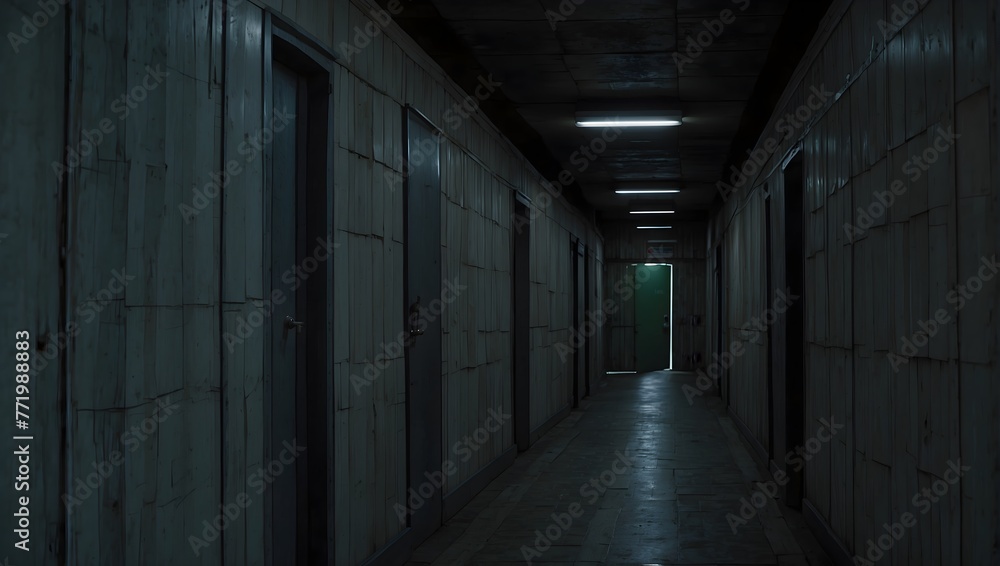 A narrow hallway lined with doors that seem to lead nowhere, and a chilling draft that whispers names Generative AI