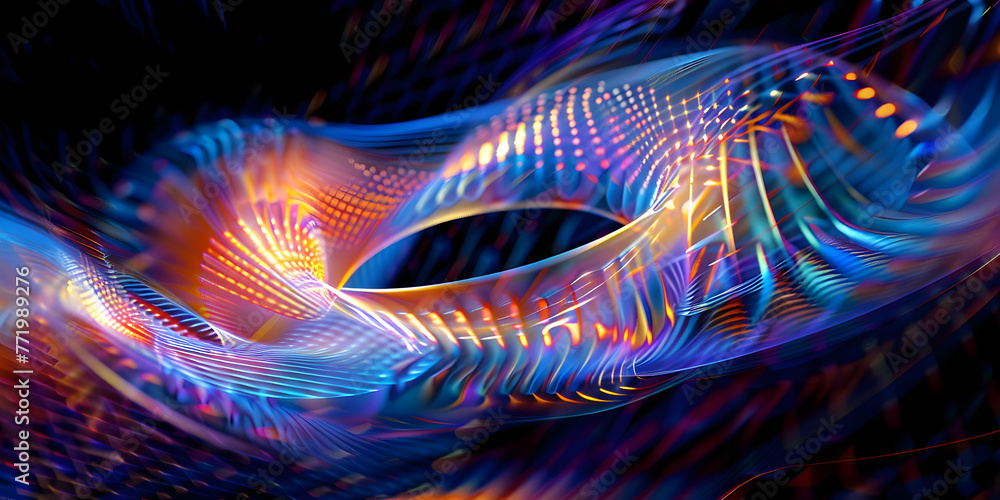 Obraz premium Crystallographic Insights: Electron Diffraction Patterns in Material Structure Determination