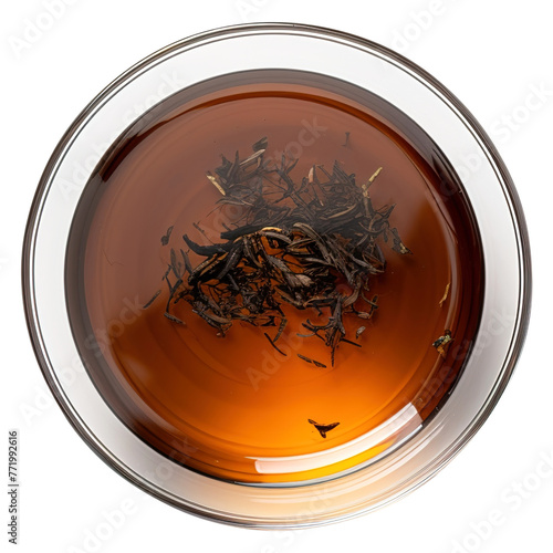 Cup of black tea isolated on transparent background Remove png, Clipping Path, pen tool