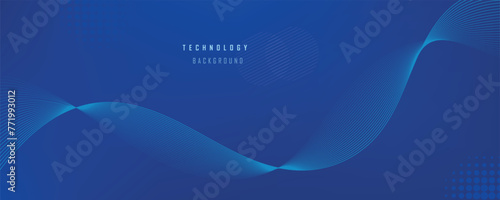 Abstract vector blue technology background. EPS10 