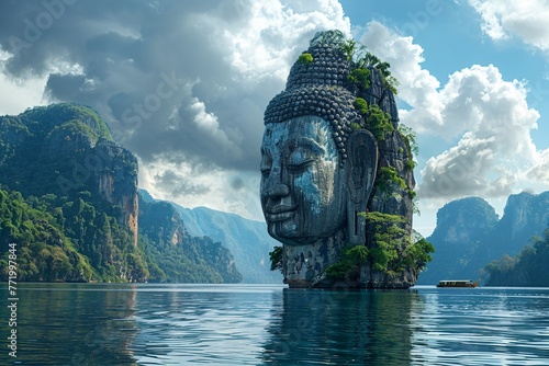 Thailand's Buddha Head. © ckybe