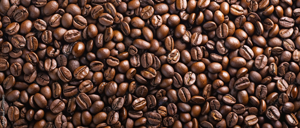 Roasted coffee beans as background or design. Roasted coffee beans as background or design.