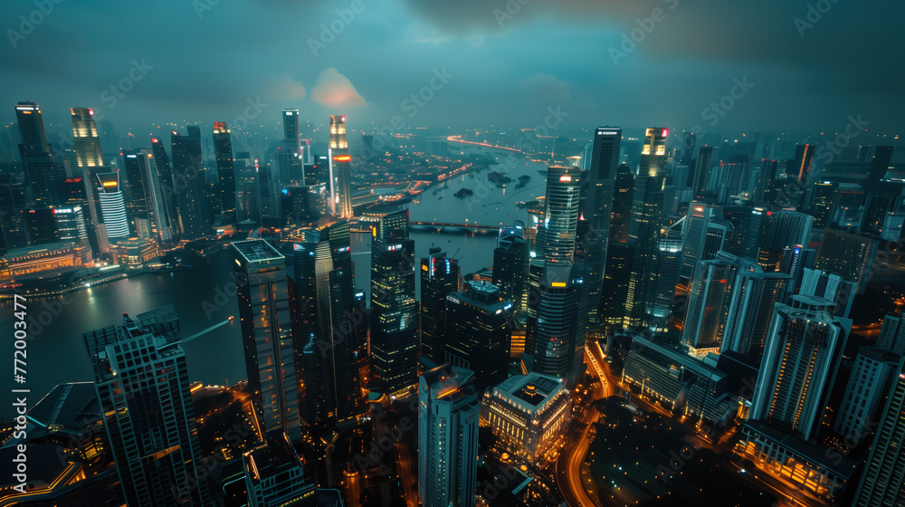 Chinese urban architectural scenery,created with Generative AI tecnology. Chinese urban architectural scenery,created with Generative AI tecnology.