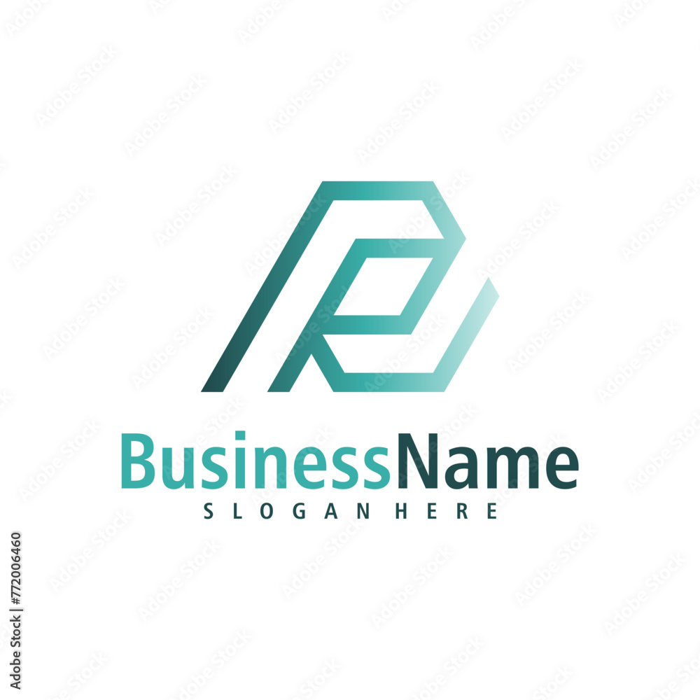 Letter P logo design vector. Creative Initial P logo concepts template Letter P logo design vector. Creative Initial P logo concepts template