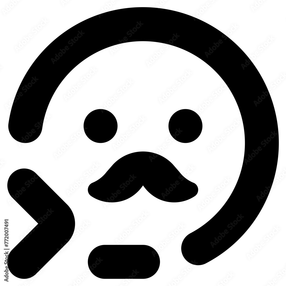 custom emoji icon, simple vector design