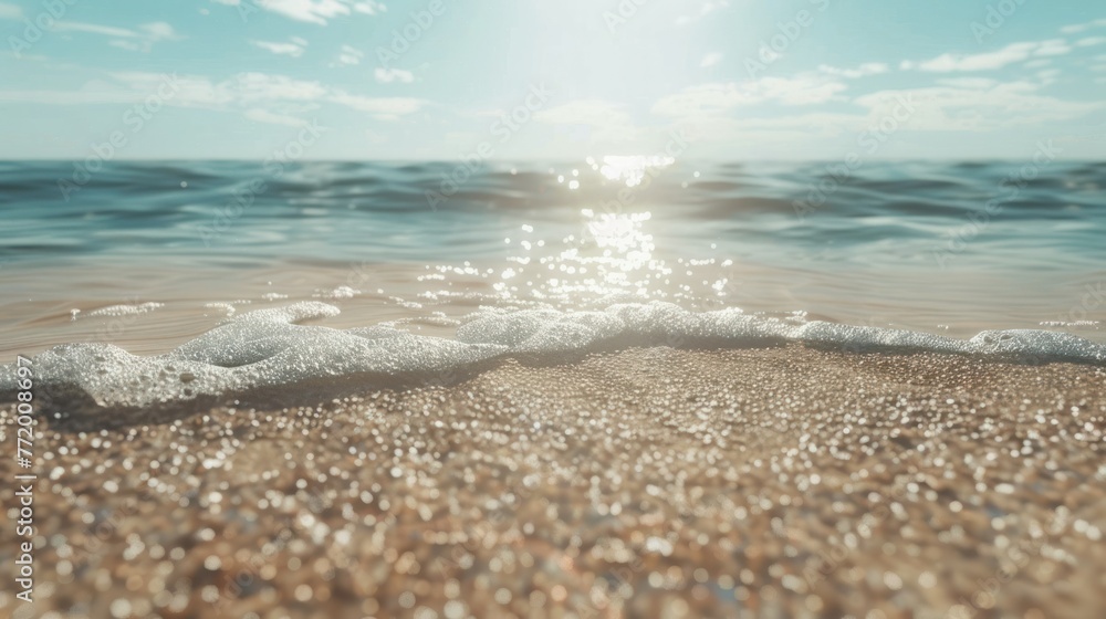 Closeup sea sand beach. Panoramic beach landscape. Closeup sea sand beach. Panoramic beach landscape.