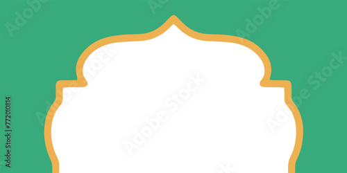 Islamic Ramadhan Frame Background Illustration
