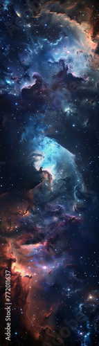 Cosmic Nebula Clouds in Deep Space