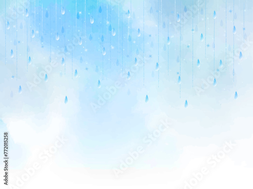 雨の背景