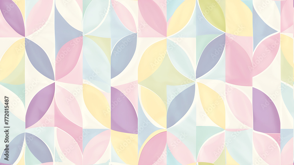 olorful geometric pattern with various shapes and vibrant pastel colors. generative ai olorful geometric pattern with various shapes and vibrant pastel colors. generative ai