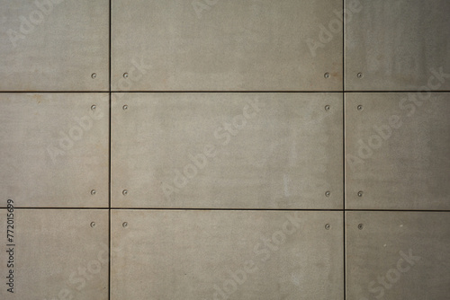Cement board wall for building decoration.