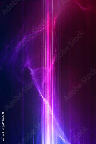 Blue and violet beams on black background © CHAYAPORN