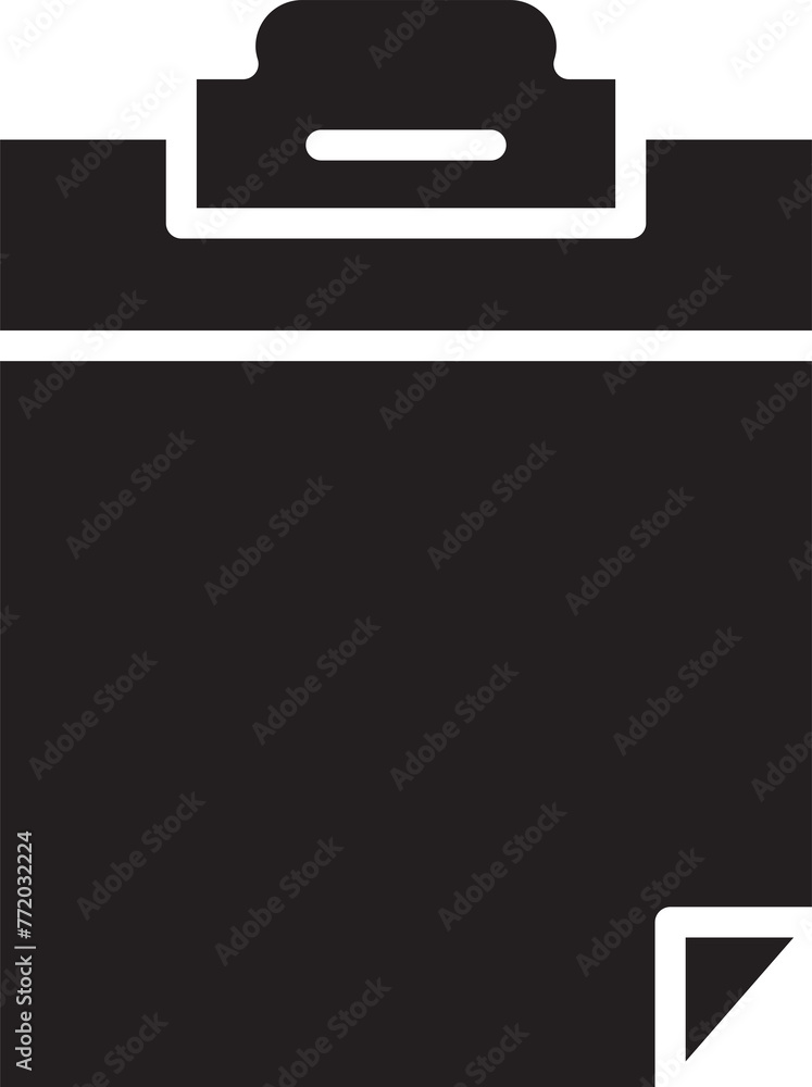 Clipboard Glyph Icon Clipboard Glyph Icon
