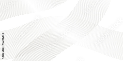 Abstract White and gray wavy lines and geometric design and modern grid background . Beautiful turquoise tulle fabric on white background .digital frequency track equalizer vector illustration .