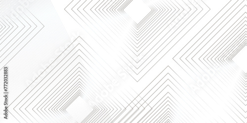 Abstract white and gray tringle shape stroke lines and geometric design and modern grid background . Beautiful turquoise tulle fabric on line background .digital frequency track equalizer vector .