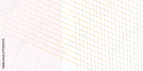 Abstract colorful stroke lines and geometric design and modern grid background . Beautiful turquoise tulle fabric on colorful line background .digital frequency track equalizer vector illustration .