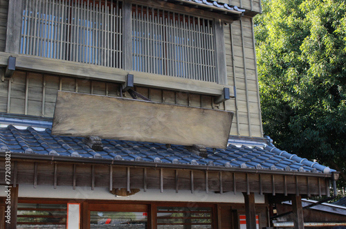 日本の古い商店の合成用イメージ