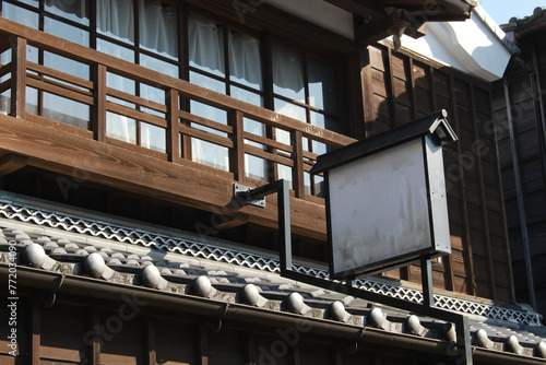 日本の古い商店の合成用イメージ