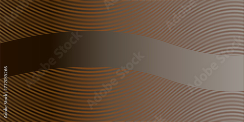 Abstract brown wavy lines and geometric design and modern grid background . Beautiful turquoise tulle fabric on brown background .digital frequency track equalizer vector illustration .