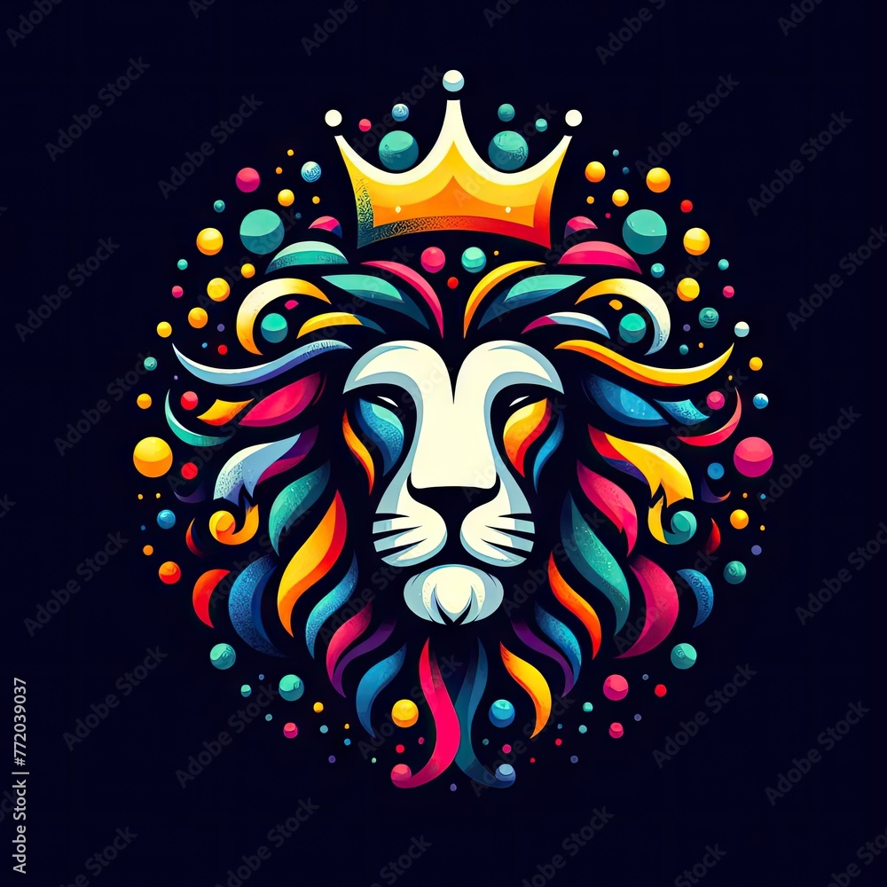 Isolated Colorful Animal on a Clear PNG Canvas, Generative AI Isolated Colorful Animal on a Clear PNG Canvas, Generative AI