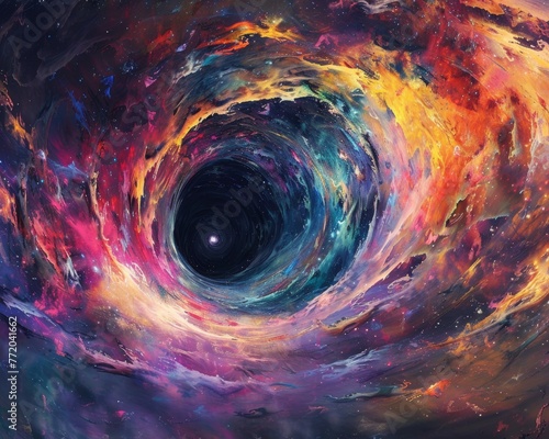 Supermassive black hole a dance of destruction and creation