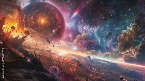 The grand spectacle of a space opera