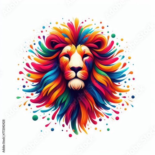 Isolated Colorful Animal on a Clear PNG Canvas  Generative AI