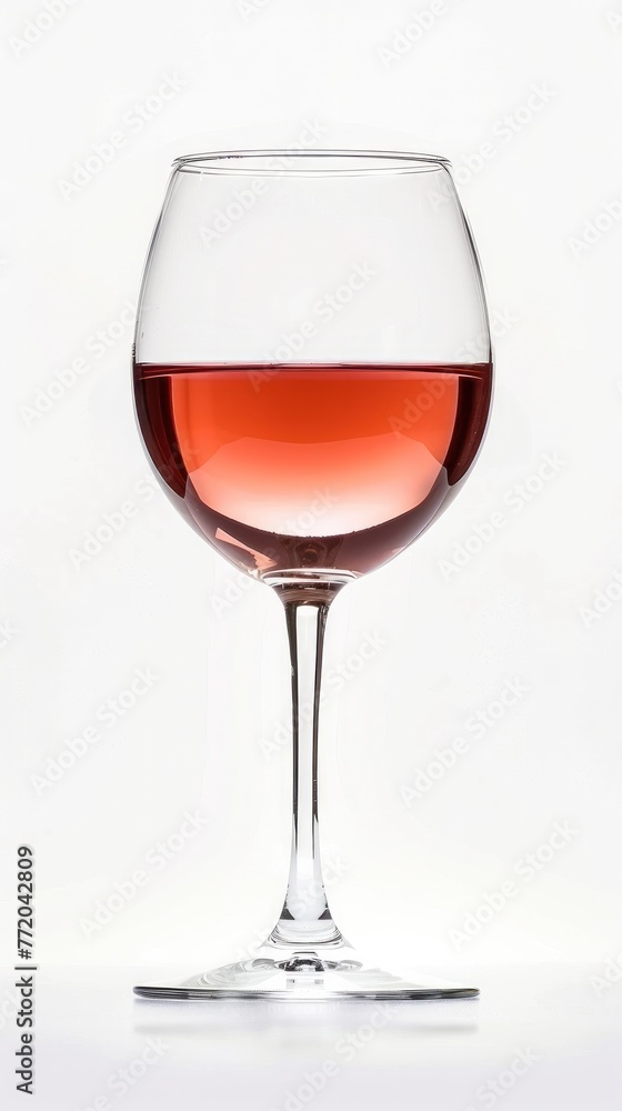 Glass of wine isolated on white background Generative, ai Glass of wine isolated on white background Generative, ai