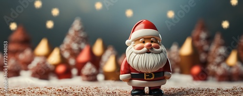 Santa claus in christmas celebration