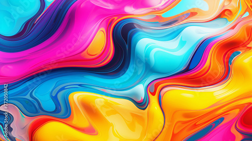 abstract ripple effect colorful liquid background