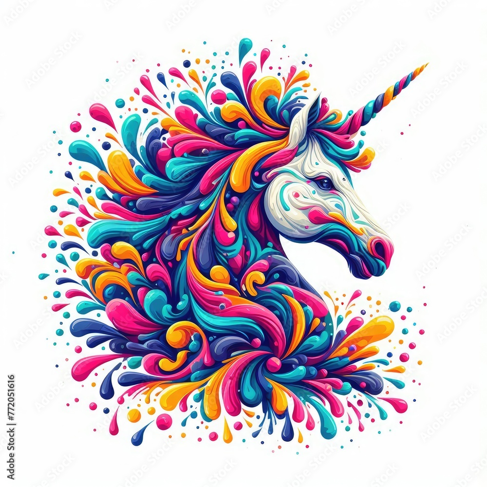 Isolated Colorful Animal on a Clear PNG Canvas, Generative AI Isolated Colorful Animal on a Clear PNG Canvas, Generative AI