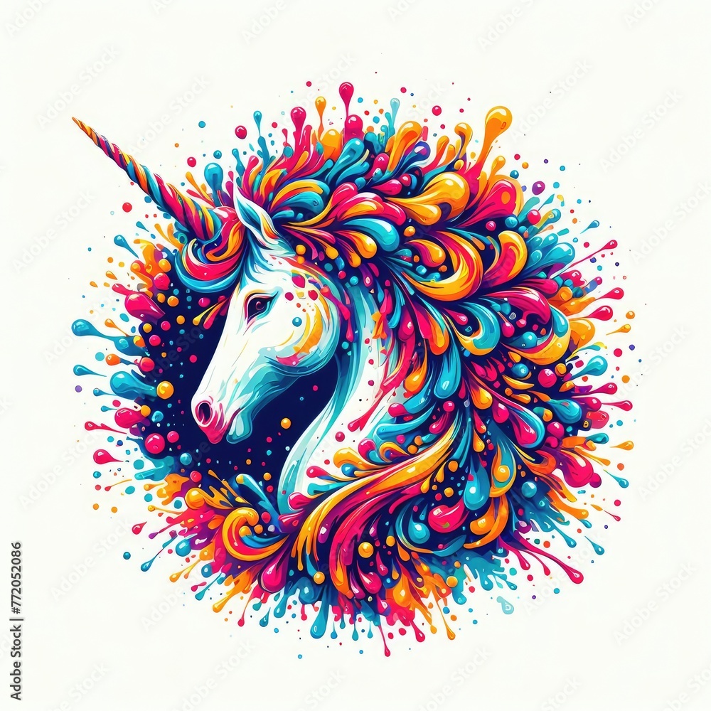 Isolated Colorful Animal on a Clear PNG Canvas, Generative AI Isolated Colorful Animal on a Clear PNG Canvas, Generative AI