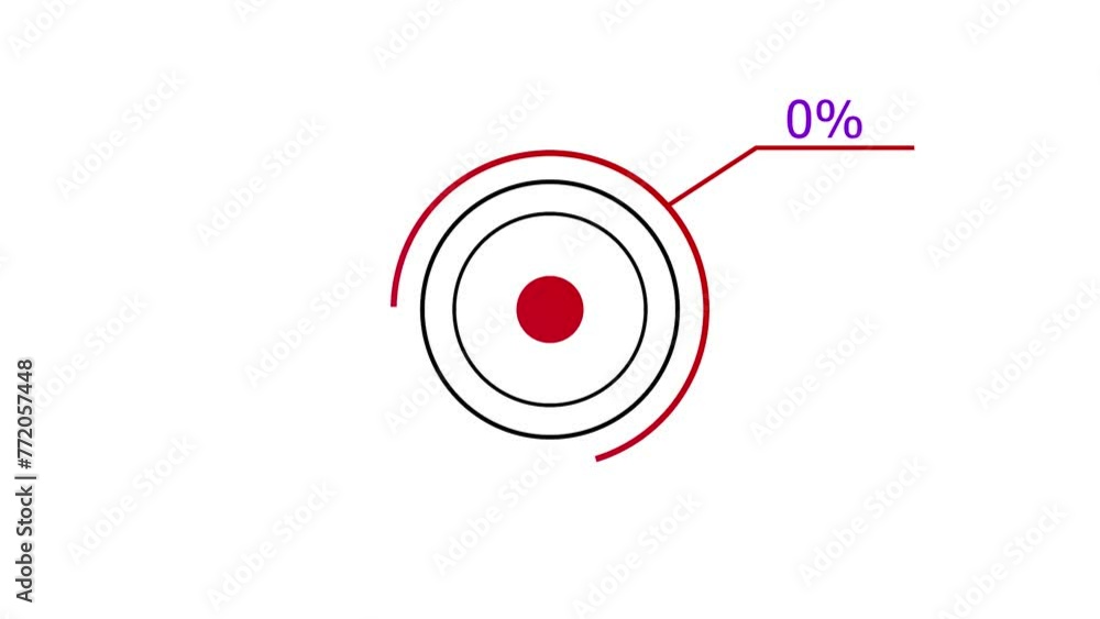 24% complete loading circle icon Infographics animation. Abstract storage icon background video. 24% complete loading circle icon Infographics animation. Abstract storage icon background video.