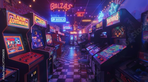 Retro virtual reality arcade classic games reimagined