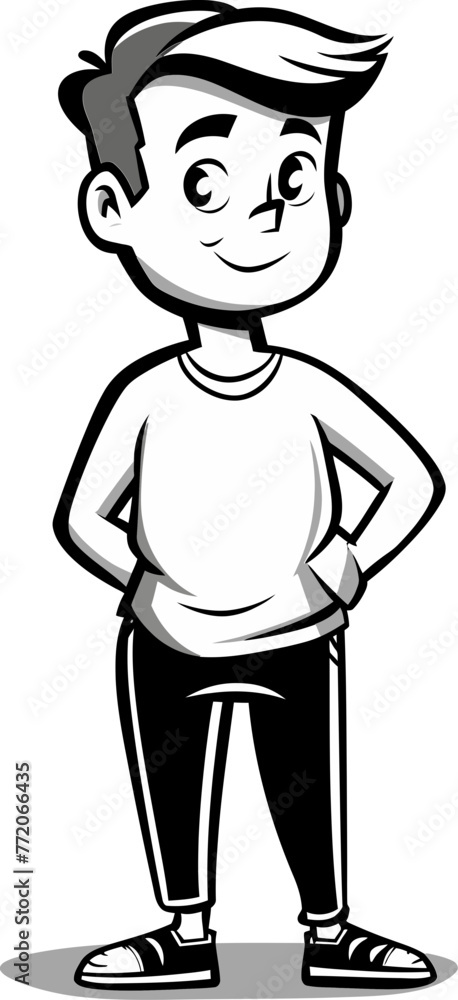 Vectorized Personality Capturing Male Essence Vectorized Personality Capturing Male Essence