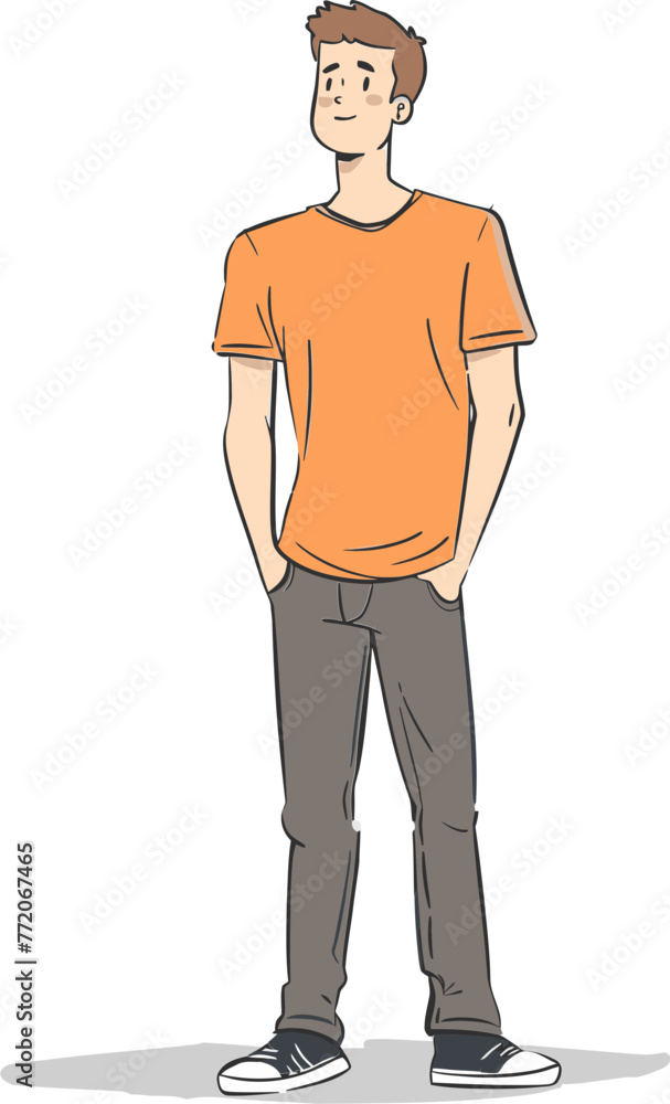 Fototapeta premium Celebrating Male Beauty Dynamic Vector Depictions of Male Figures