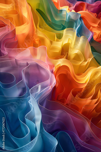 Abstract multicolor spectrum background © CHAYAPORN