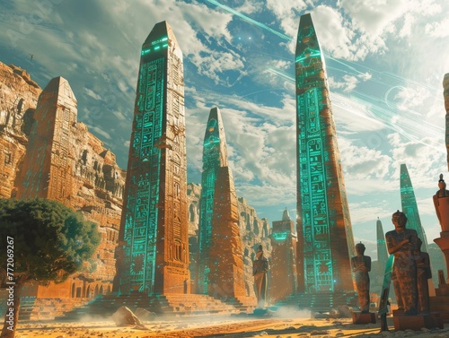 5G network nodes as obelisks in an ancient world
