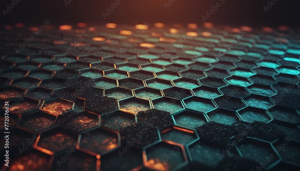 Obraz premium Hexagon abstract background