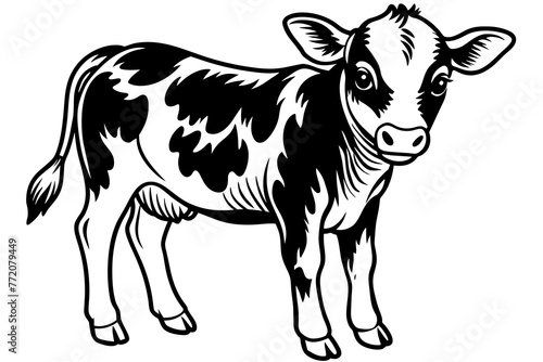 baby-cow-vector-illustration