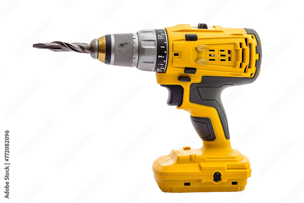 Drill isolated on transparent background