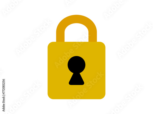 閉じているロックアイコン