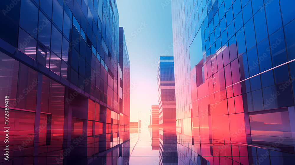 Abstract office building exterior Abstract office building exterior