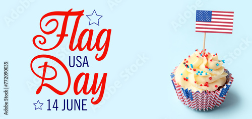 Tasty patriotic cupcake wit...