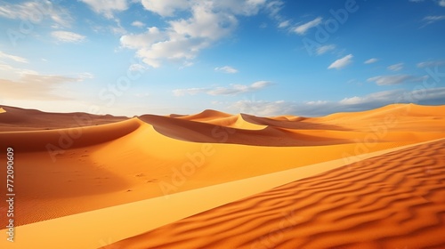 Golden Sands of the Sahara Desert © Media Srock