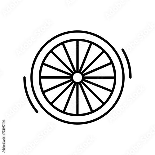 Turbine icon. outline icon