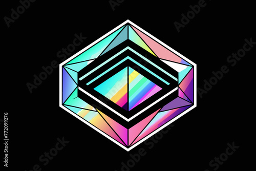 Holographic Texture vector design 